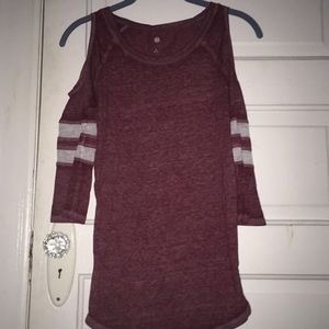 Off the shoulder t-shirt